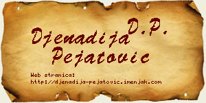Đenadija Pejatović vizit kartica